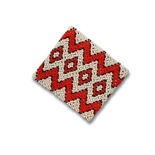 Pulseira de Miçangas Arte Indígena Elástica |Waura| 1395