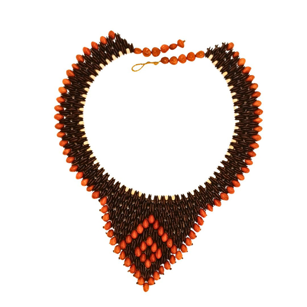 Colar de sementes Arte Indigena | Pataxó | 21185