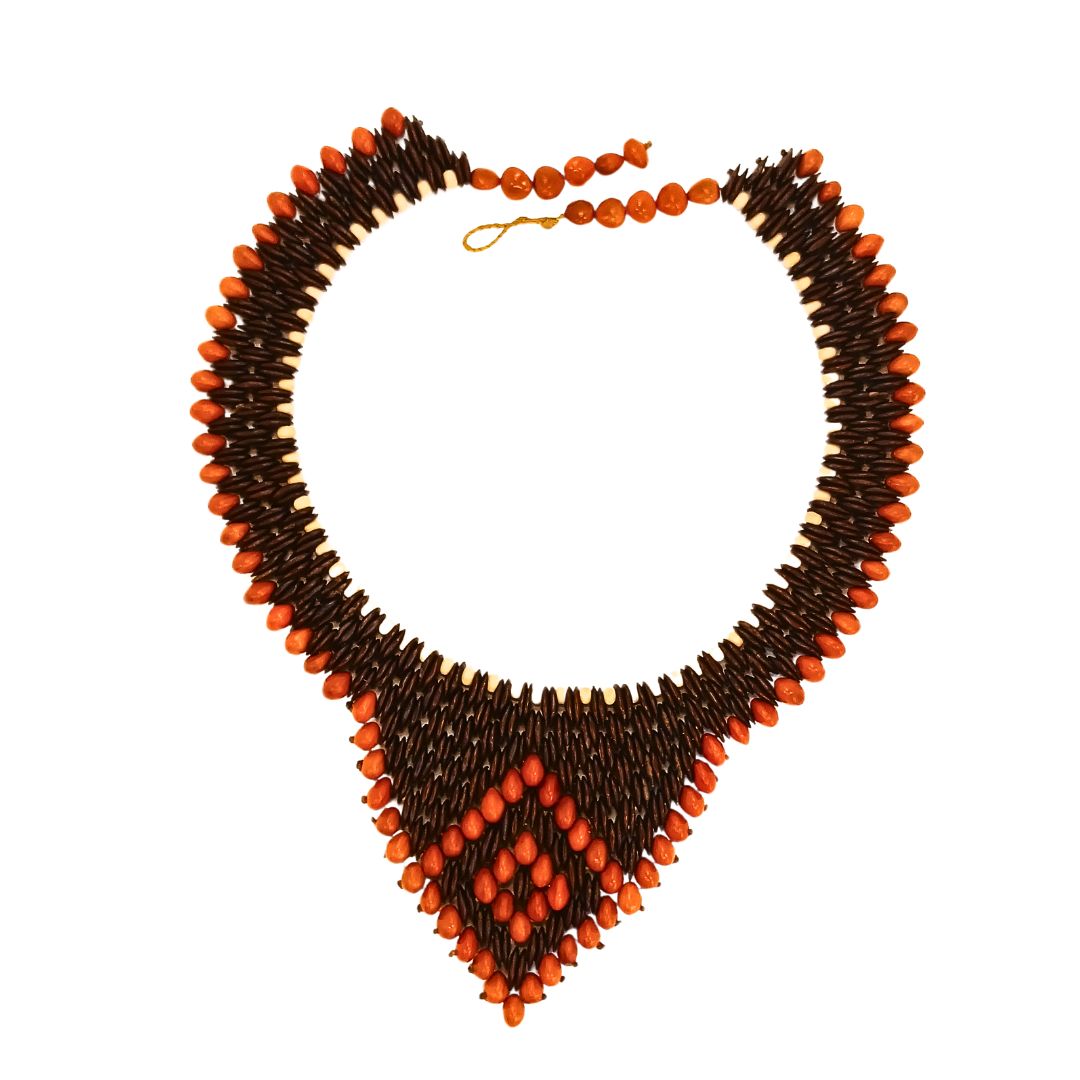 Colar de sementes Arte Indigena | Pataxó | 21185