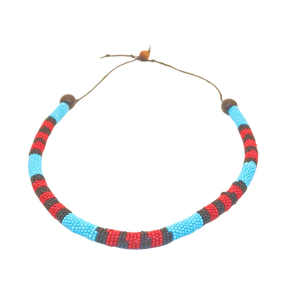 Colar Coral | Kaxinawa | 1033