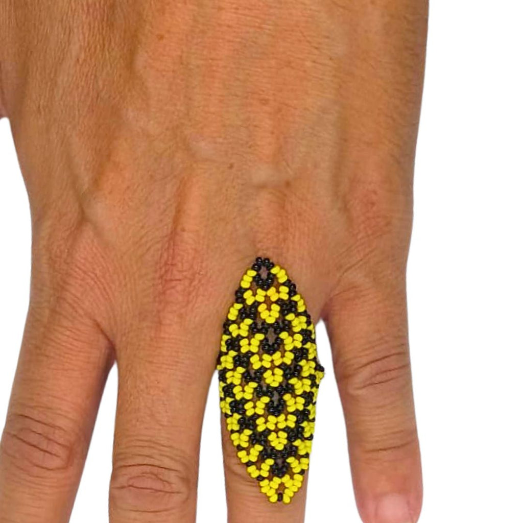 Anel de Miçangas Arte indígena | Etinia Yawanawá | 1153