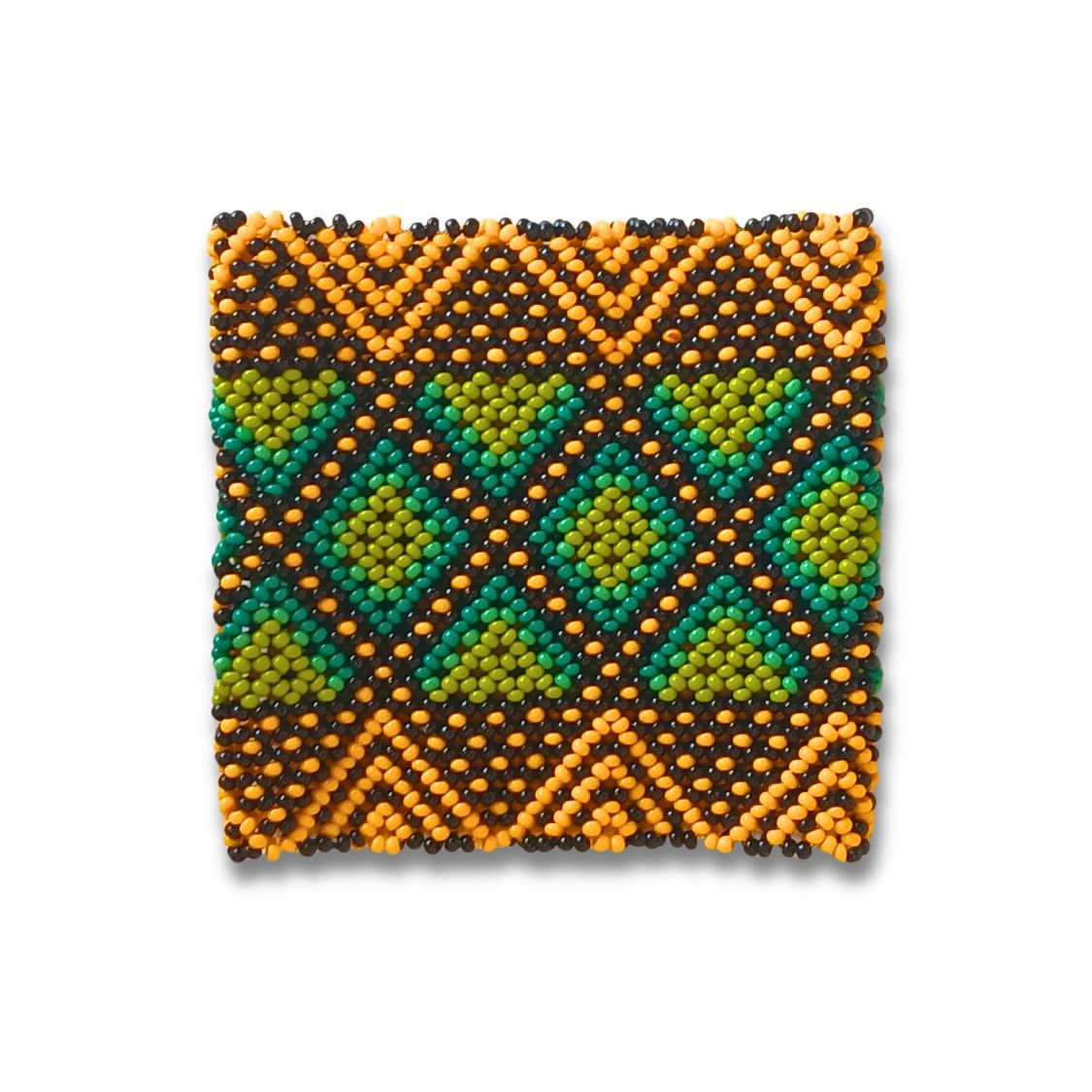 Pulseira de Miçangas Arte Indígena Elástica |Waura| 1373