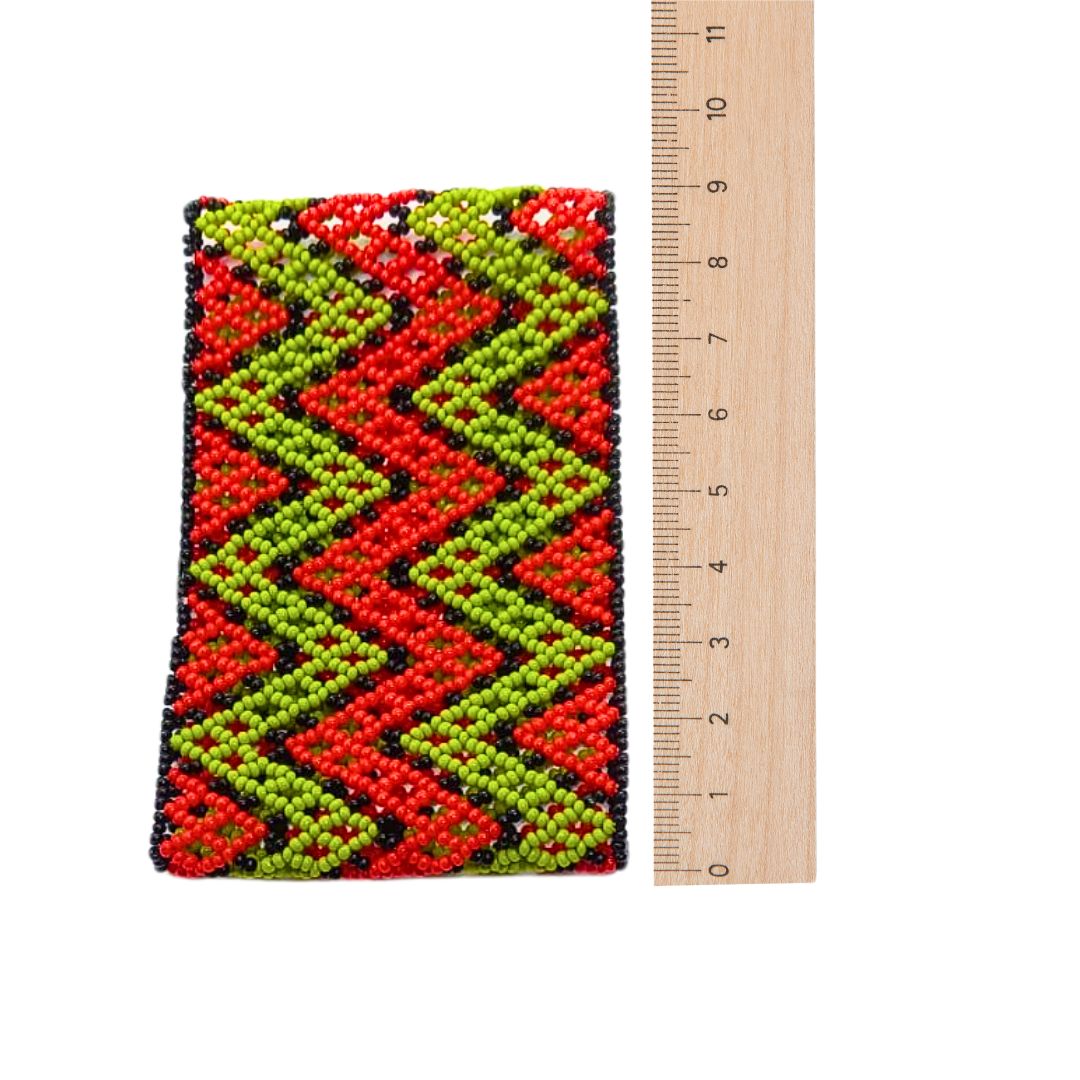 Pulseira de Miçangas Arte Indígena Elástica | Waura | 977