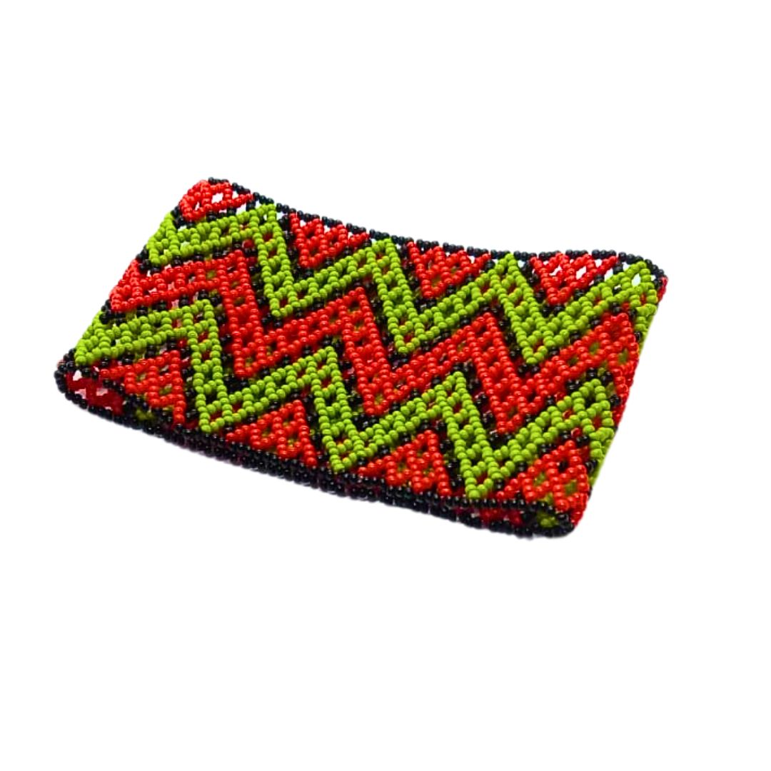 Pulseira de Miçangas Arte Indígena Elástica | Waura | 977