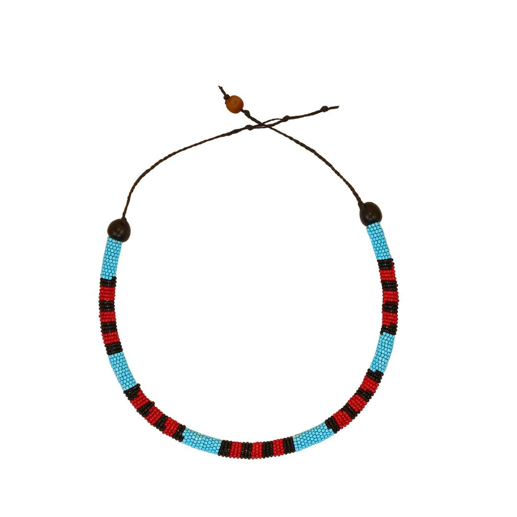 Colar Coral | Kaxinawa | 1033