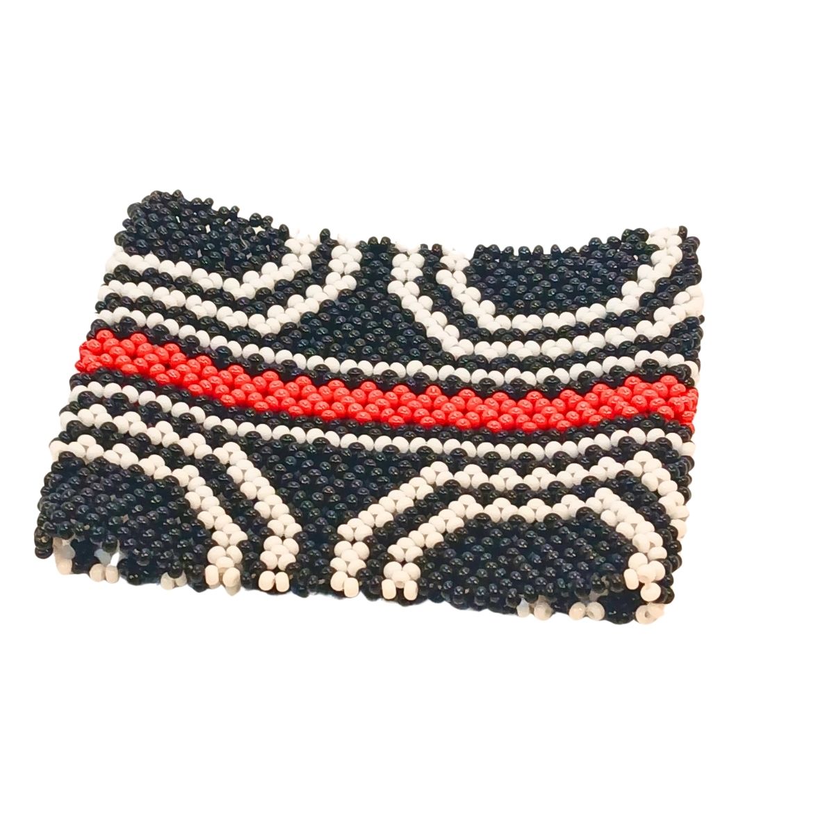 Pulseira de Miçangas Arte Indígena Branco | Waura | 150016