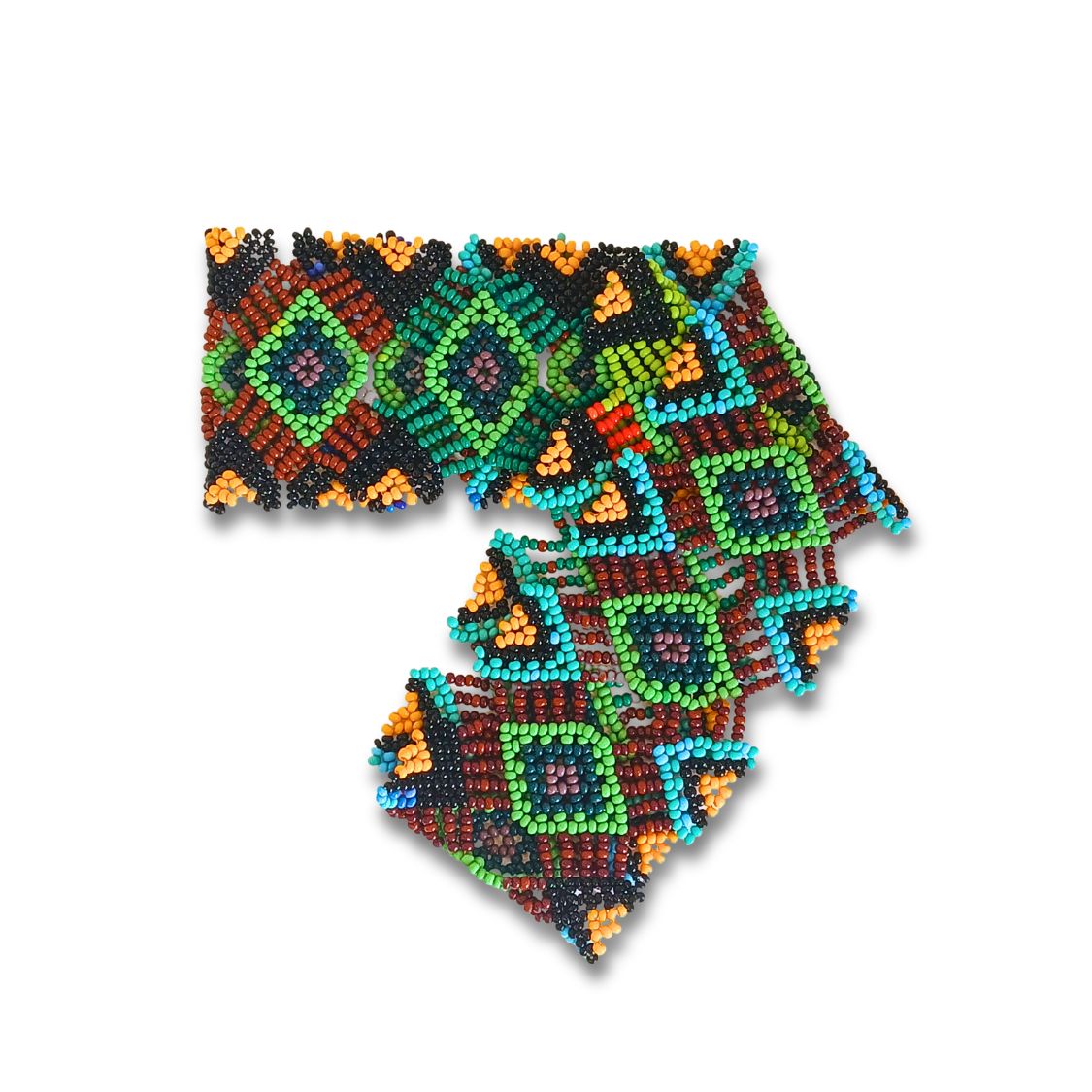 Bandana Tiara De Miçangas Indígena | Huni kuin | 04411