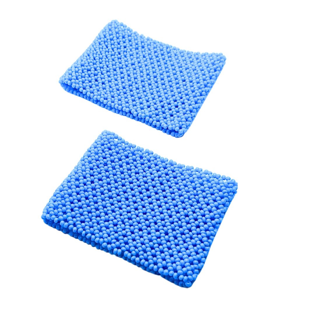 Dupla Pulseira de Miçangas Indígena Elástica | Fulni-Ô | 1025