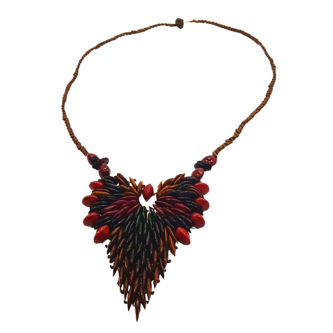 Colar de sementes Arte Indigena | Pataxó | 21191