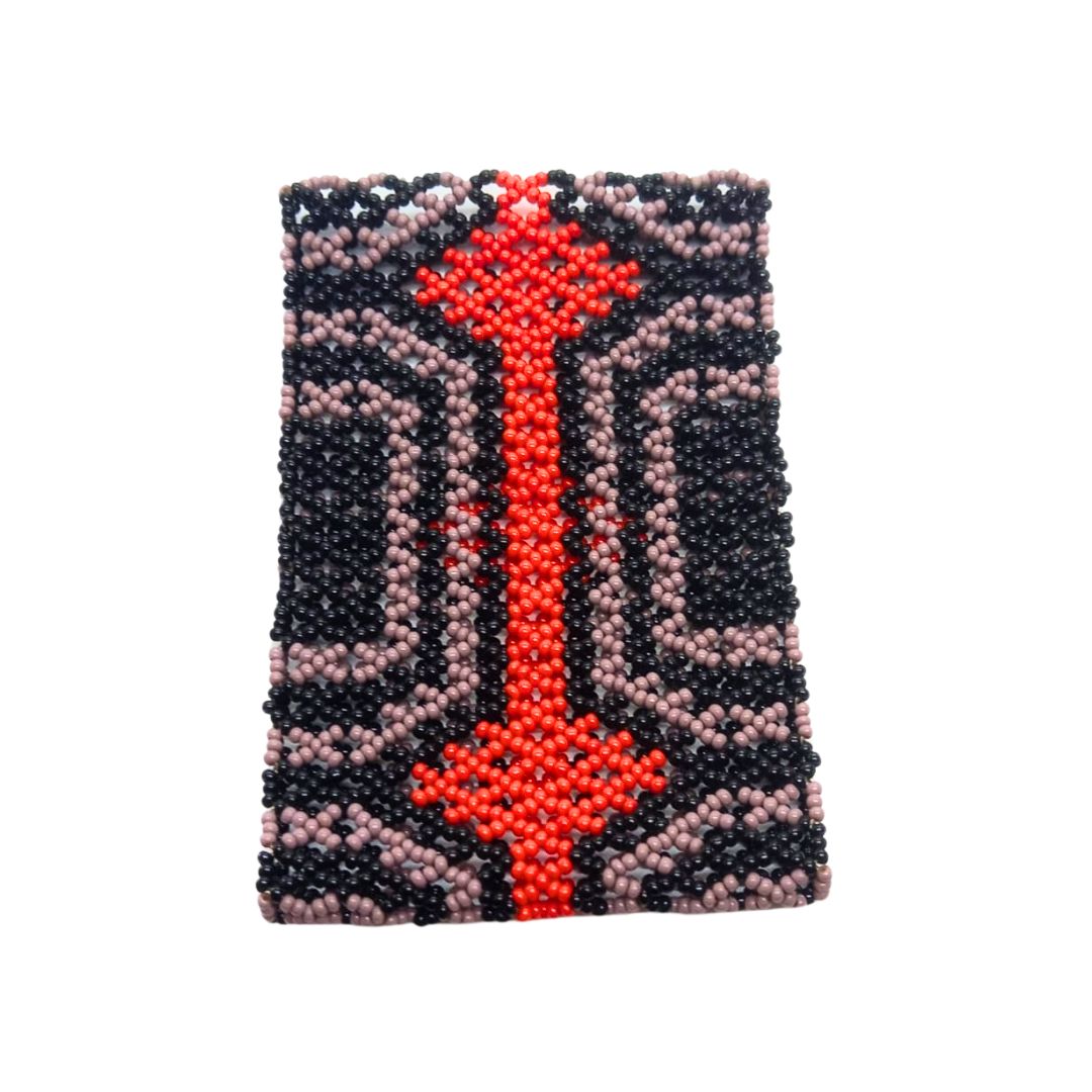 Pulseira de Miçangas Arte Indígena Elástica |Waura| 1219