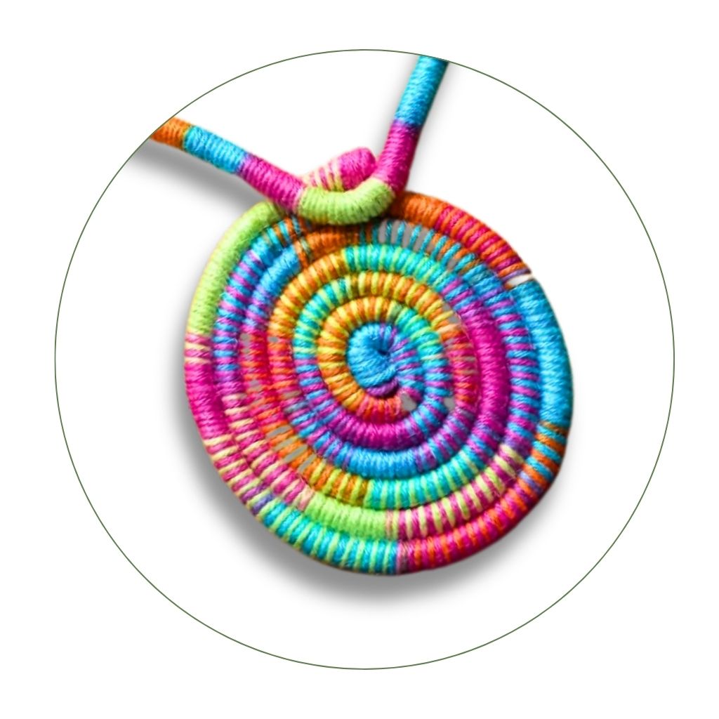 Spiral Lines Necklace | Urban Art