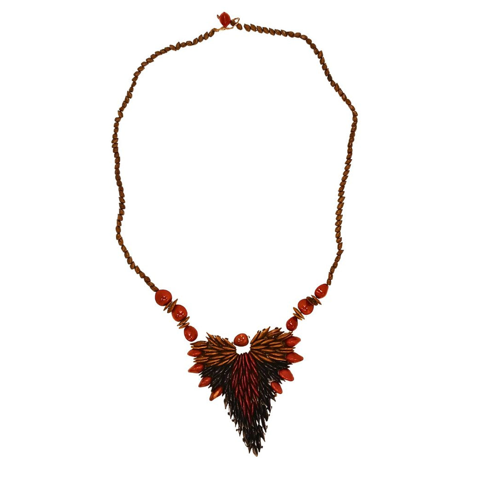 Colar de sementes Arte Indigena | Pataxó | 21193