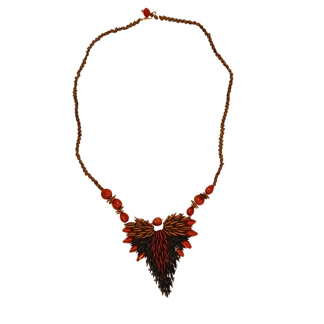 Colar de sementes Arte Indigena | Pataxó | 21193