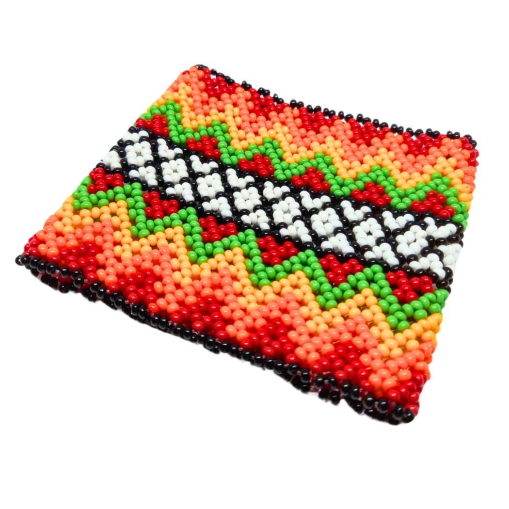 Pulseira de Miçangas Arte Indígena Elástica | Fulni-O | 1295