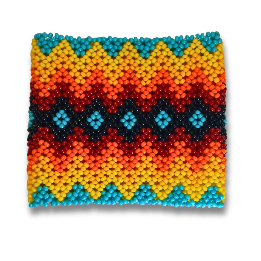 Pulseira de Miçangas | Arte Indigena | Fulni-Ô | 419