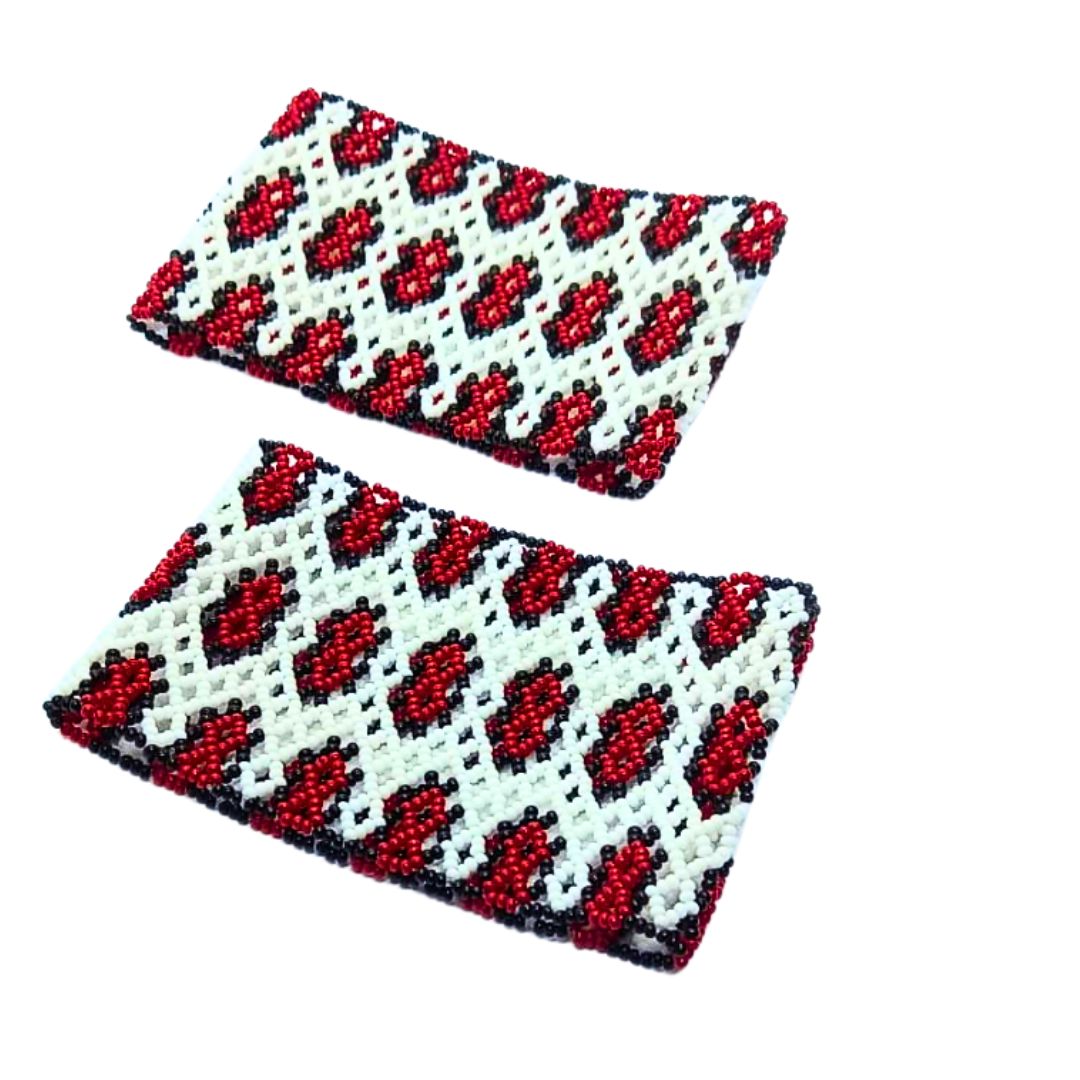 Pulseira de Miçangas Arte Indígena Elástica | Waura | 979