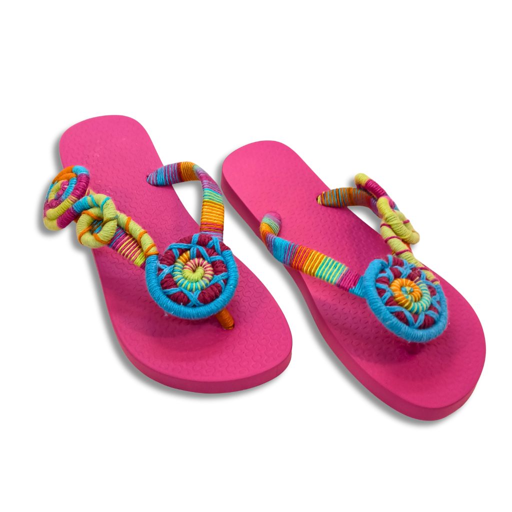 Sandalia Decorada Espiral Linhas | Arte Urbana |  37/38