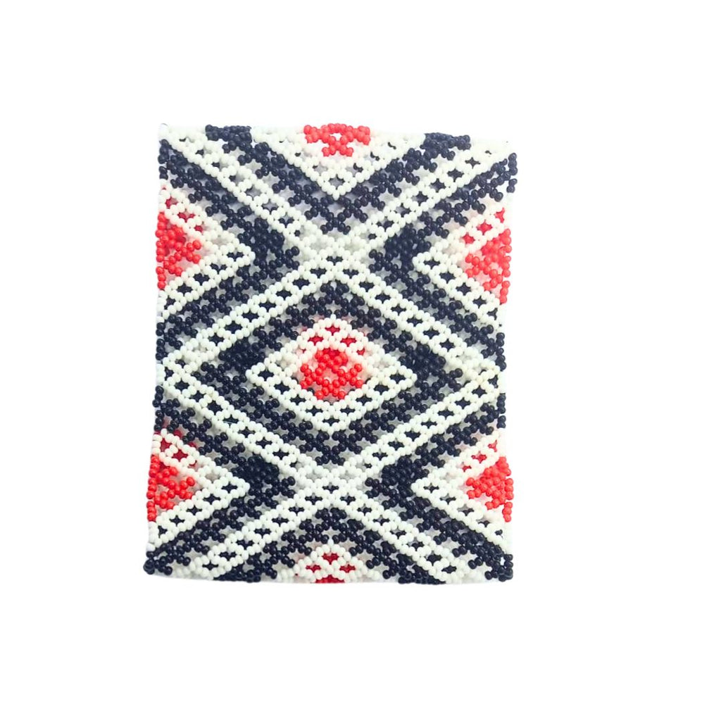 Pulseira de Miçangas Arte Indígena Elástica | Waura | 959