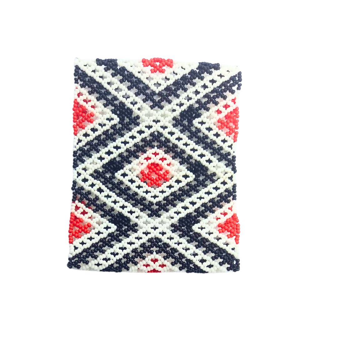 Pulseira de Miçangas Arte Indígena Elástica | Waura | 959