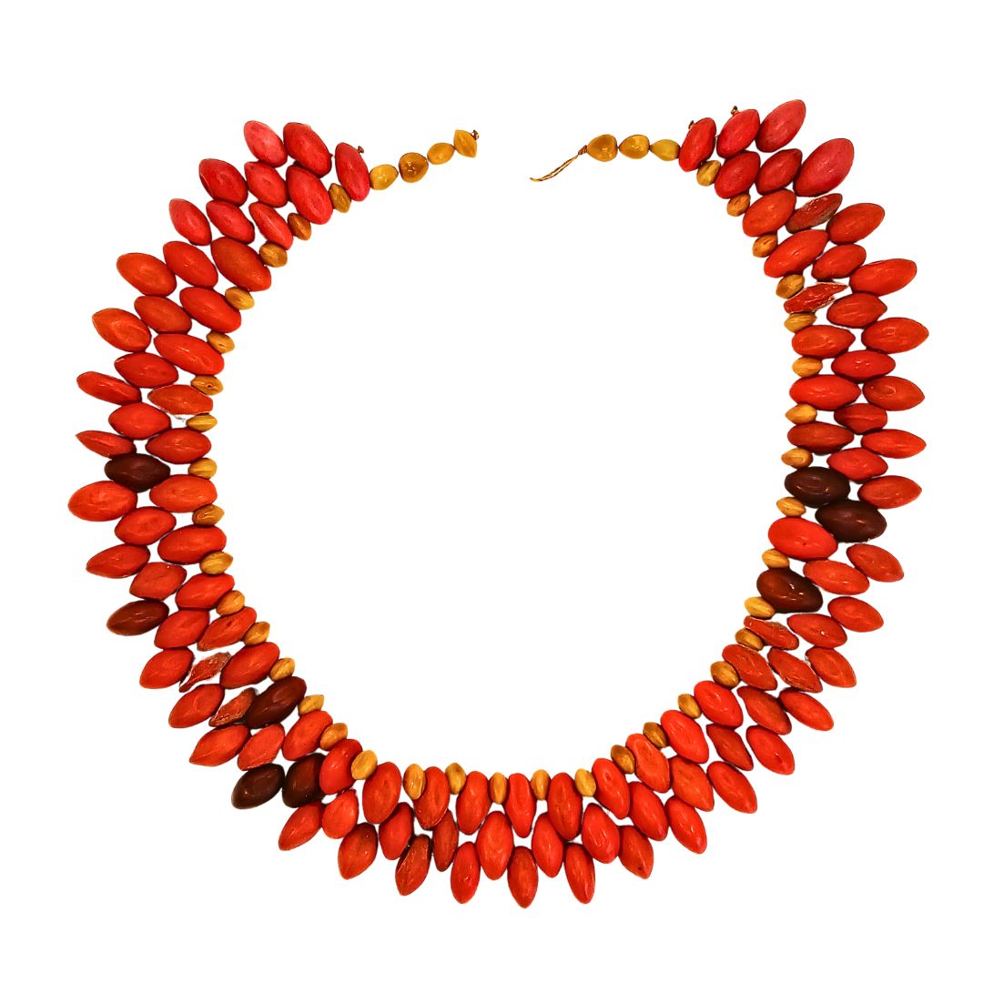 Colar de sementes Arte Indigena | Pataxó | 21188