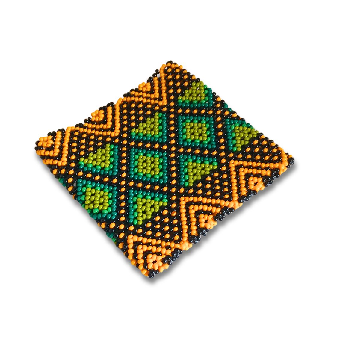 Pulseira de Miçangas Arte Indígena Elástica |Waura| 1373