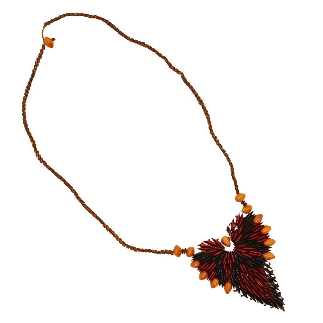 Colar de sementes Arte Indigena | Pataxó | 21194