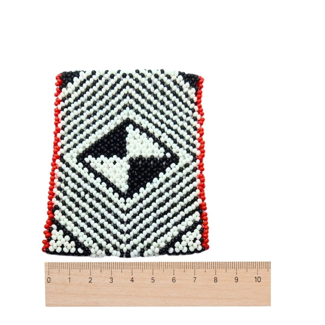 Pulseira - Fulni-ô -arte Indígina- Preto E Branco - 130418