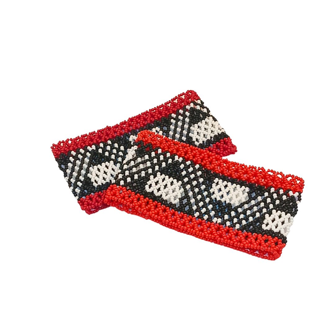 Pulseira de Miçangas Arte Indígena Elástica | Waura | 953