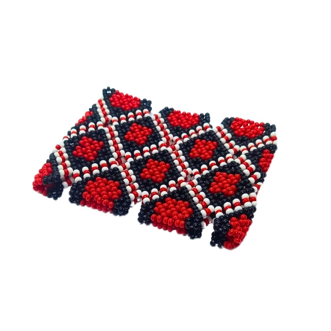 Pulseira de Miçangas Arte Indígena Elástica | Waura | 975