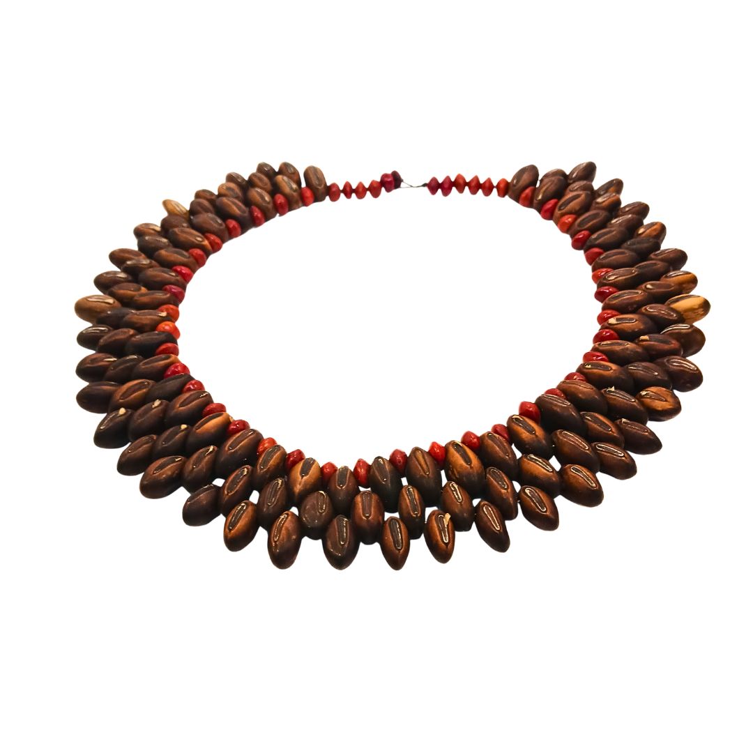 Colar de sementes Arte Indigena | Pataxó | 21189