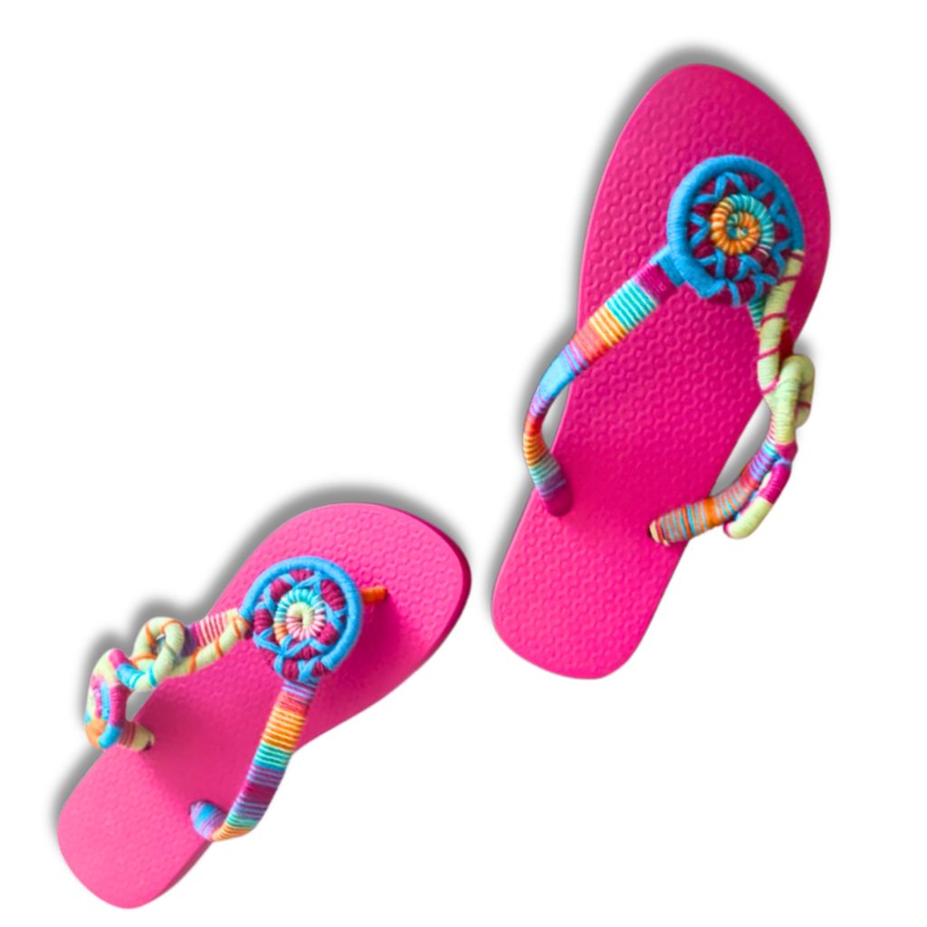 Sandalia Decorada Espiral Linhas | Arte Urbana |  37/38