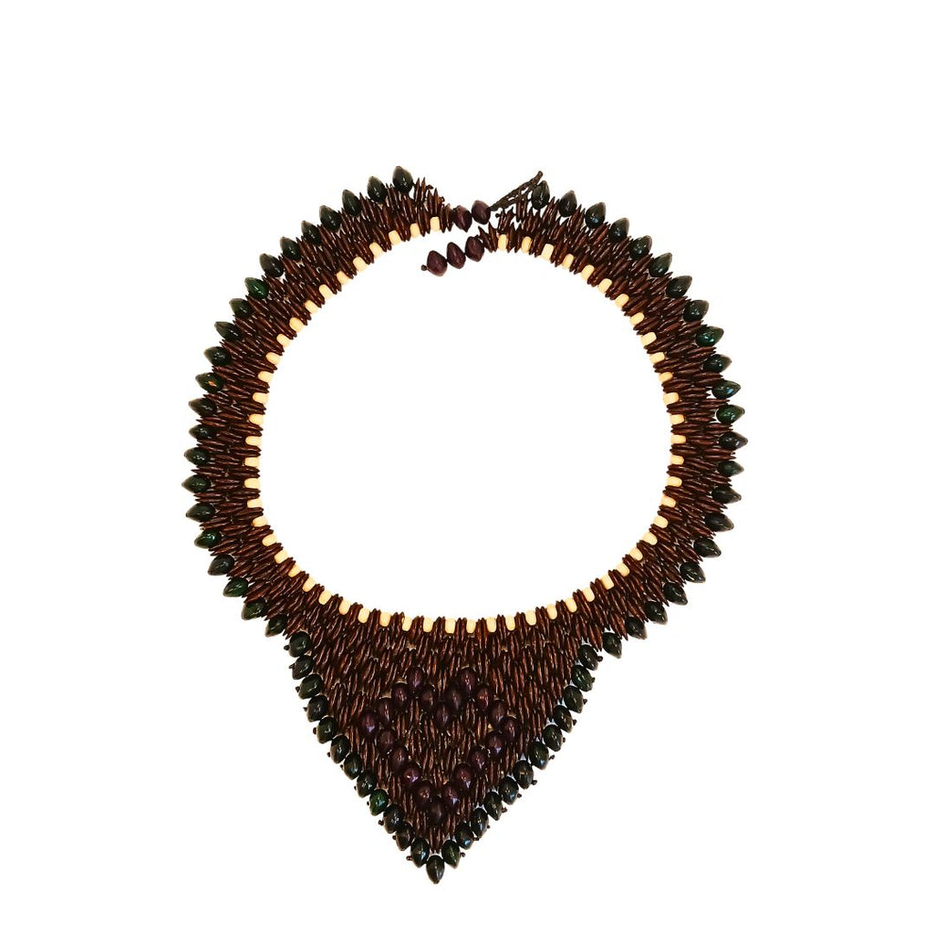 Colar de sementes Arte Indigena | Pataxó | 21183