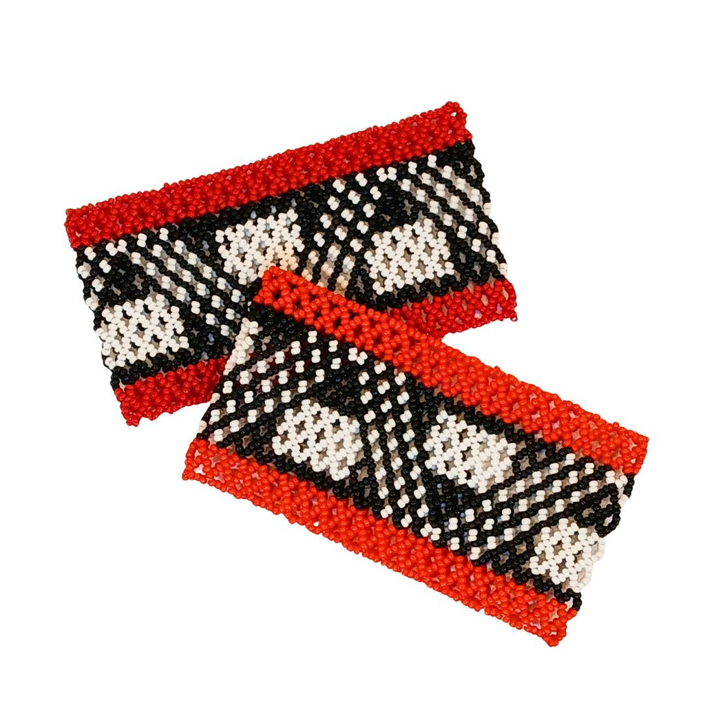 Pulseira de Miçangas Arte Indígena Elástica | Waura | 953