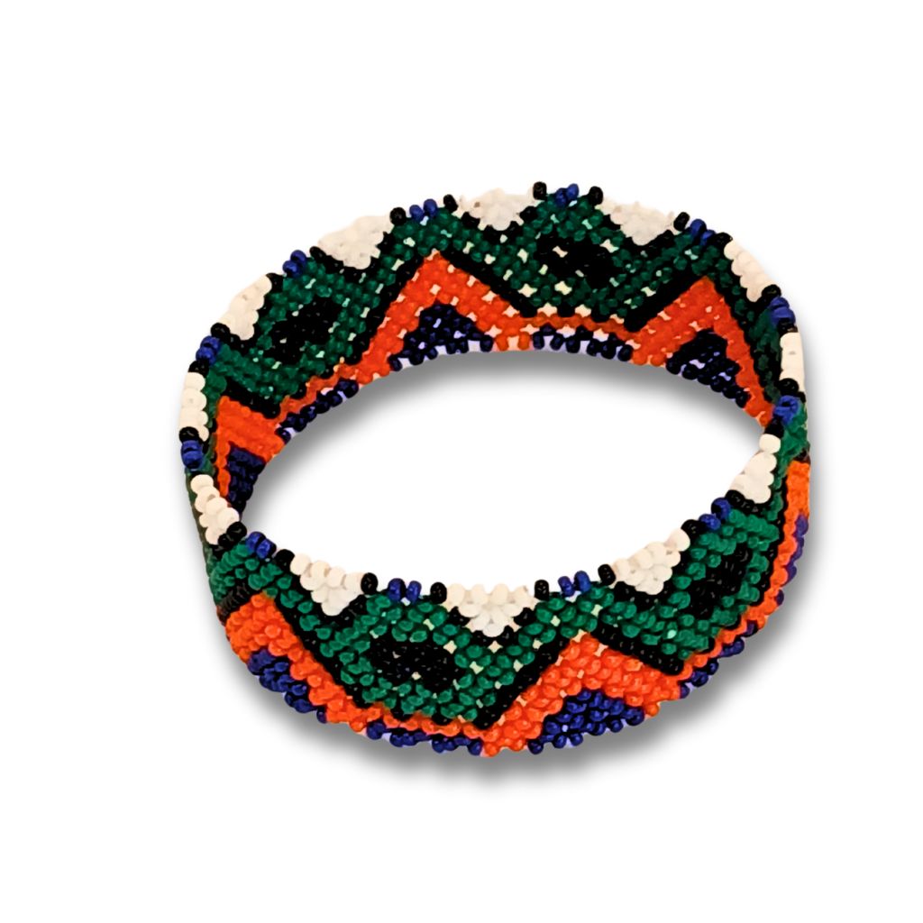 Pulseira de Miçangas Arte Indígina | Canela | 21209 | 8cm