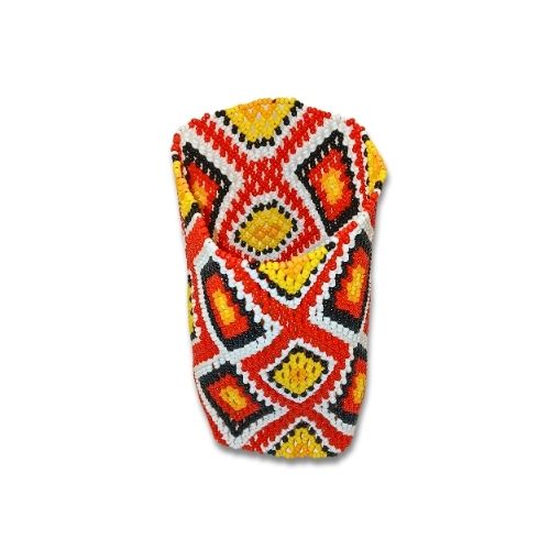 Pulseira De Miçangas Arte Indígena Elástica |waura| 1383