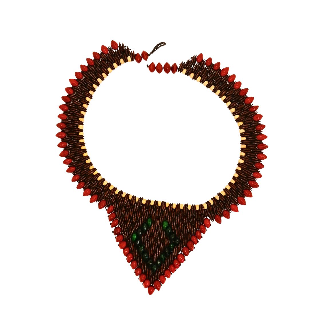 Colar de sementes Arte Indigena | Pataxó | 21184
