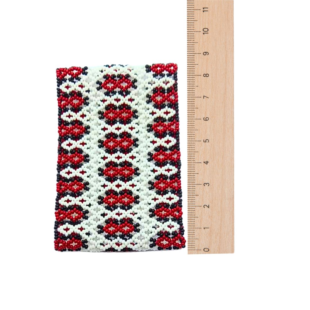 Pulseira de Miçangas Arte Indígena Elástica | Waura | 979