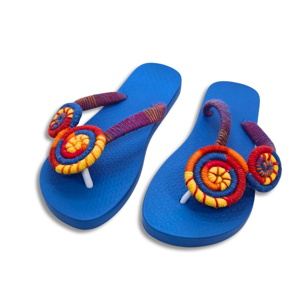 Sandalia Decorada Espiral Linhas | Arte Urbana |  37/38