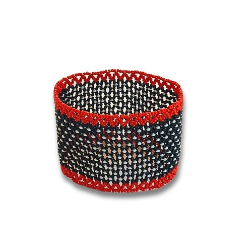 Pulseira de Miçangas Arte Indígena Elástica |Waura| 1393