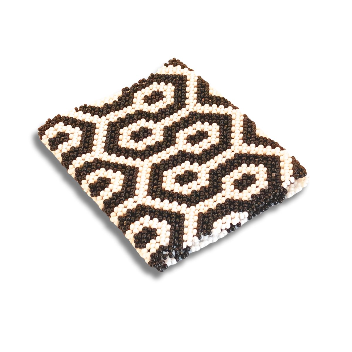 Pulseira de Miçangas Arte Indígena Elástica | Fulni-Ô | 1005