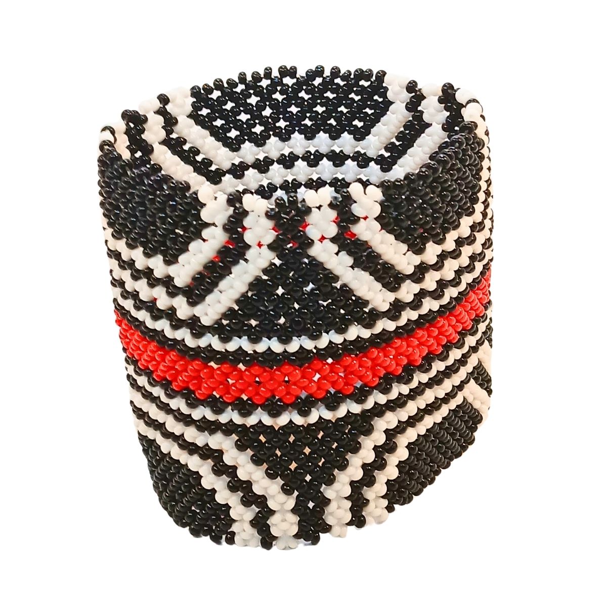 Pulseira de Miçangas Arte Indígena Branco | Waura | 150016