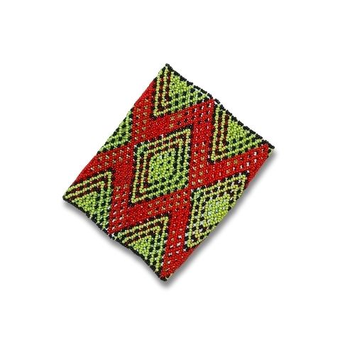 Pulseira De Miçangas Arte Indígena Elástica | Waura | 997