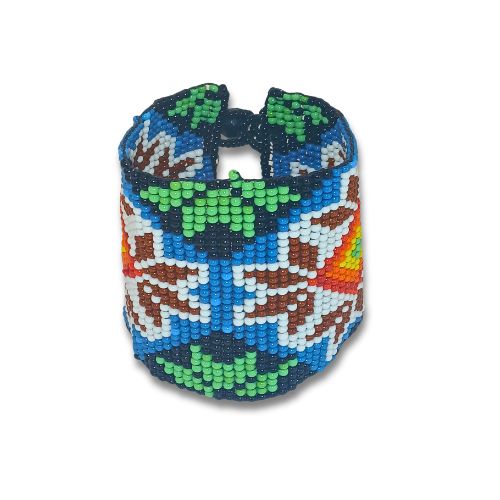 Pulseira De Miçangas Arte Indígena | Etnia Fulni-ô