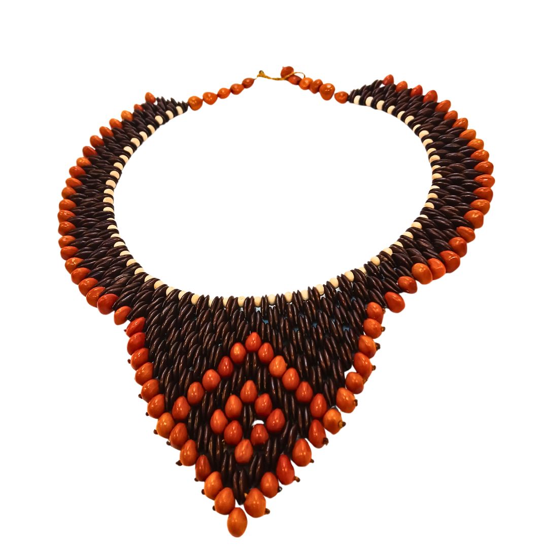 Colar de sementes Arte Indigena | Pataxó | 21185