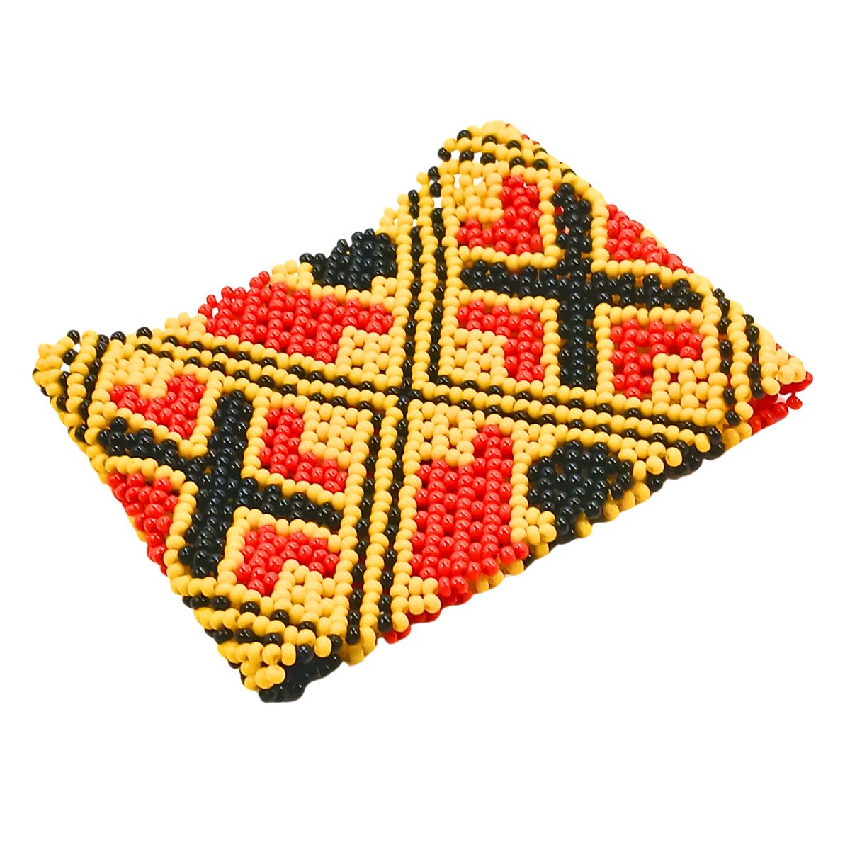 Pulseira de Miçangas Arte Indígena Branco | Waura | 150021