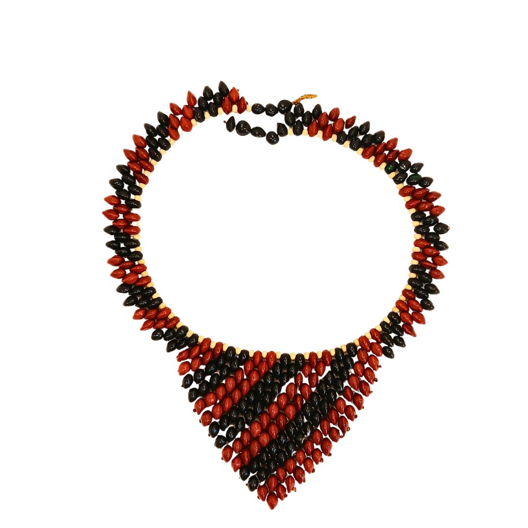 Colar de sementes Arte Indigena | Pataxó | 21186