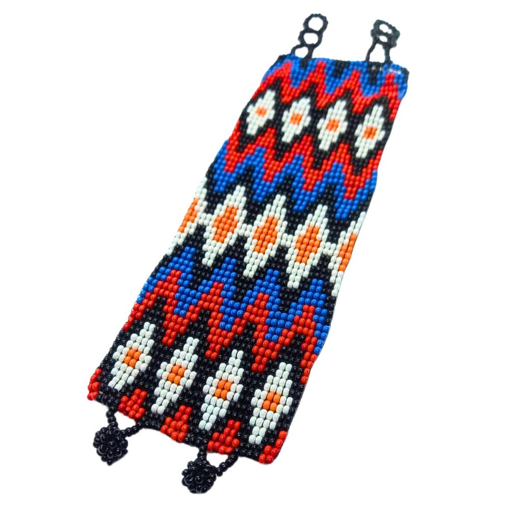 Pulseira de Miçangas Arte Indígena | Etnia Kaxinawa | 434