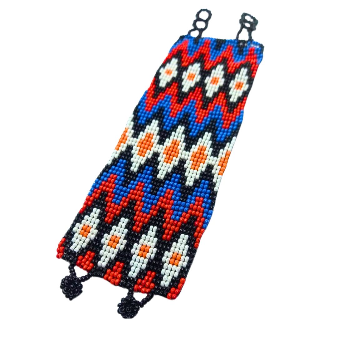 Pulseira de Miçangas Arte Indígena | Etnia Kaxinawa | 434