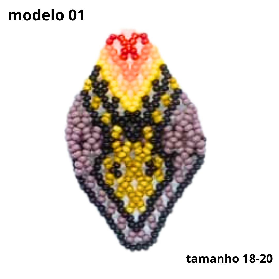 Anel de Miçangas Arte indígena | Etinia Yawanawá | 1135 - Anel 01