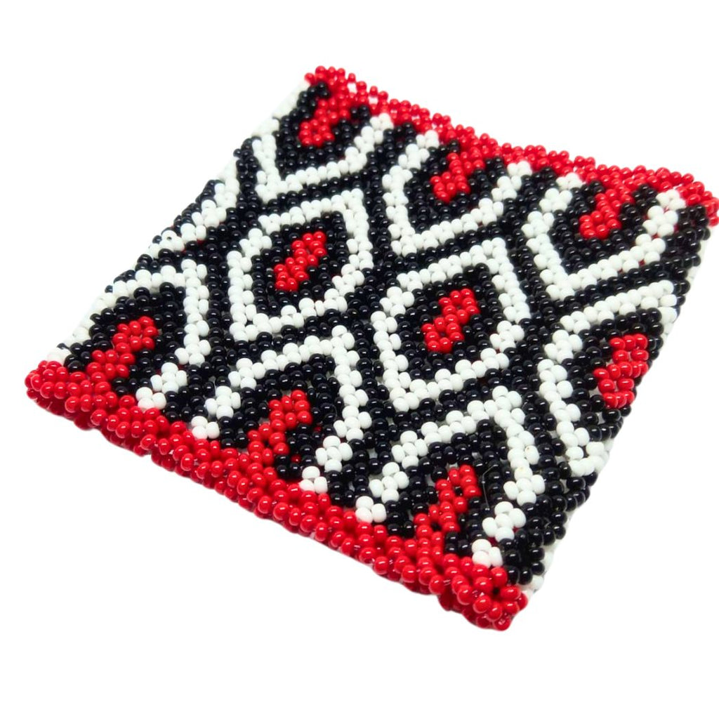 Pulseira de Miçangas Arte Indígena Elástica | Fulni-O | 1297